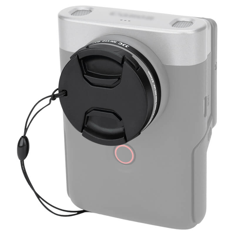 JJC 2-i-1 filteradapter 37 mm og objektivdæksel til Canon PowerShot V10