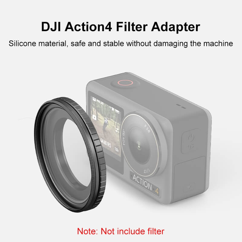 Puluz 49 mm filterholder til DJI Osmo Action 4