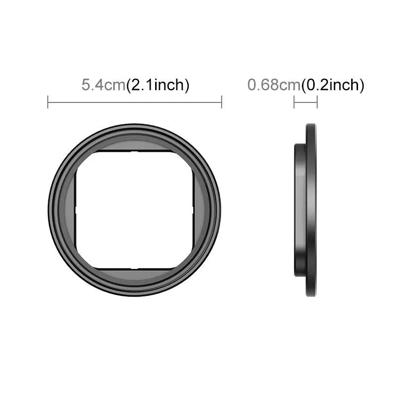 Puluz filterholder i aluminium til Insta360 Ace Pro 2 – 49 mm