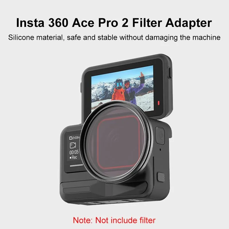 Puluz filterholder i aluminium til Insta360 Ace Pro 2 – 49 mm