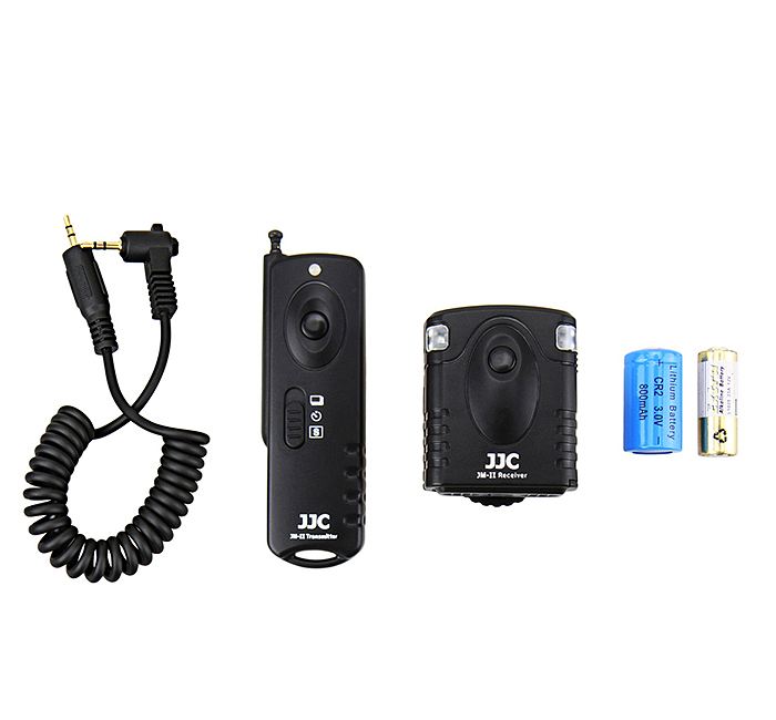 JJC fjärrkontroll – skakfri exponering på upp till 30 m avstånd