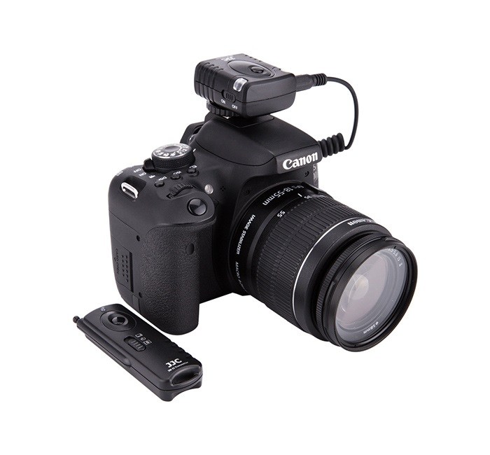 JJC fjärrkontroll – skakfri exponering på upp till 30 m avstånd