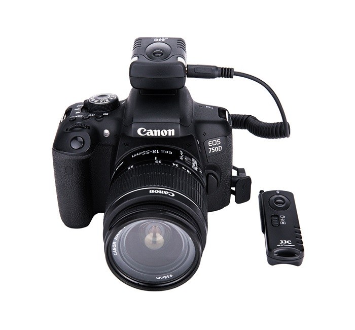 JJC fjärrkontroll – skakfri exponering på upp till 30 m avstånd