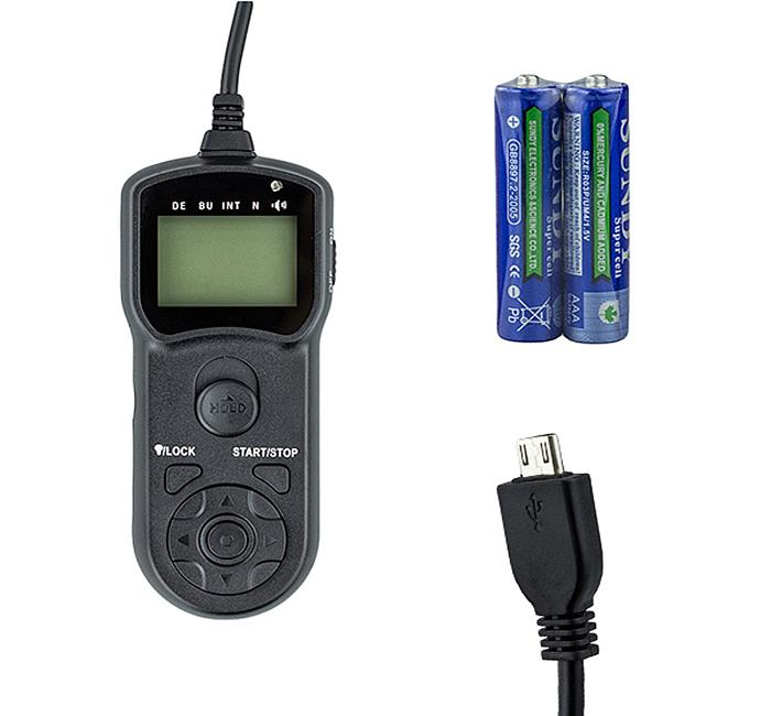 JJC TM-N Multifunktionell timer-fjärrkontroll för Samsung SR2NX02