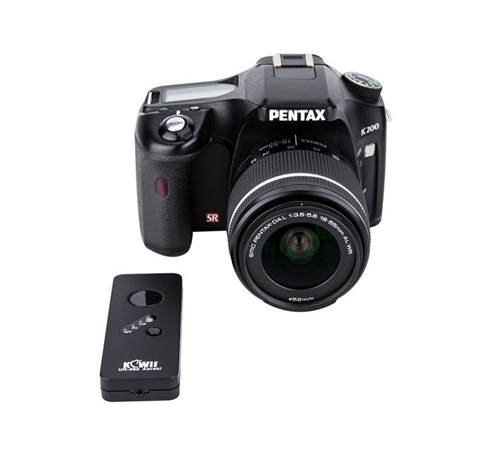 Kiwifotos 2 i 1: IR-Fjärr & Trådutlösare UR-262P för Pentax CS-205/ O-RC1