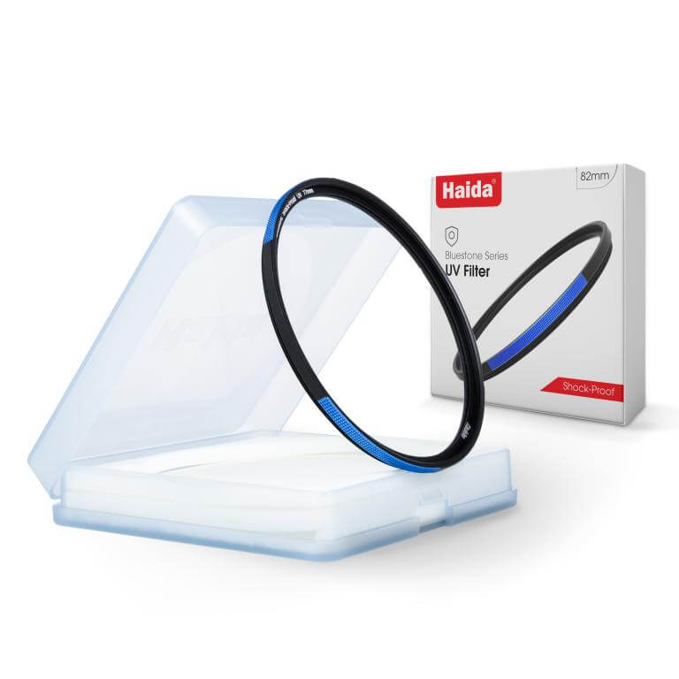 Haida Bluestone Shock-Proof UV-filter – stødabsorberende 99,4 % lystransmission