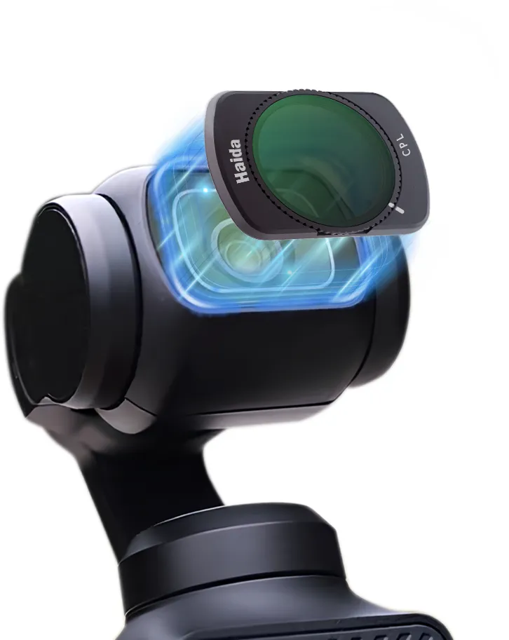 Haida NanoPro magnetisk filtersæt med 4 filtre til DJI Osmo Pocket 3 & 4