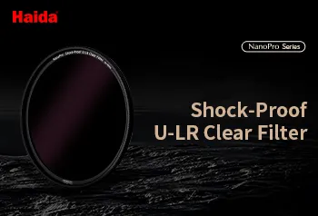 Haida NanoPro Shock-Proof U-LR Clear Filter – 99,9 % lysgennemgang