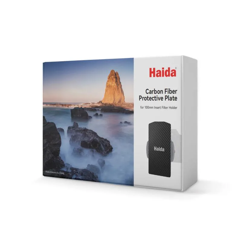 Haida beskyttelsesplade i kulfiber til 100 mm filterholder