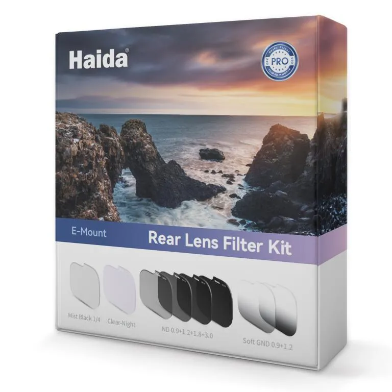 Haida HD4875 bageste objektivfilter kit til Sony E