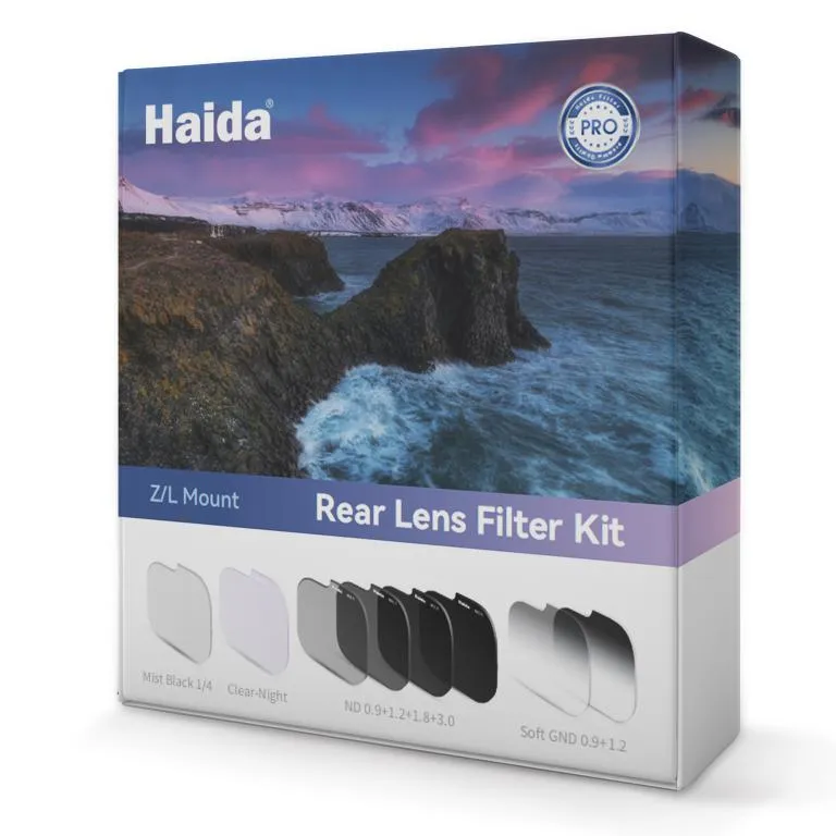 Haida HD4876 bageste objektivfilter kit til Nikon Z og Leica L