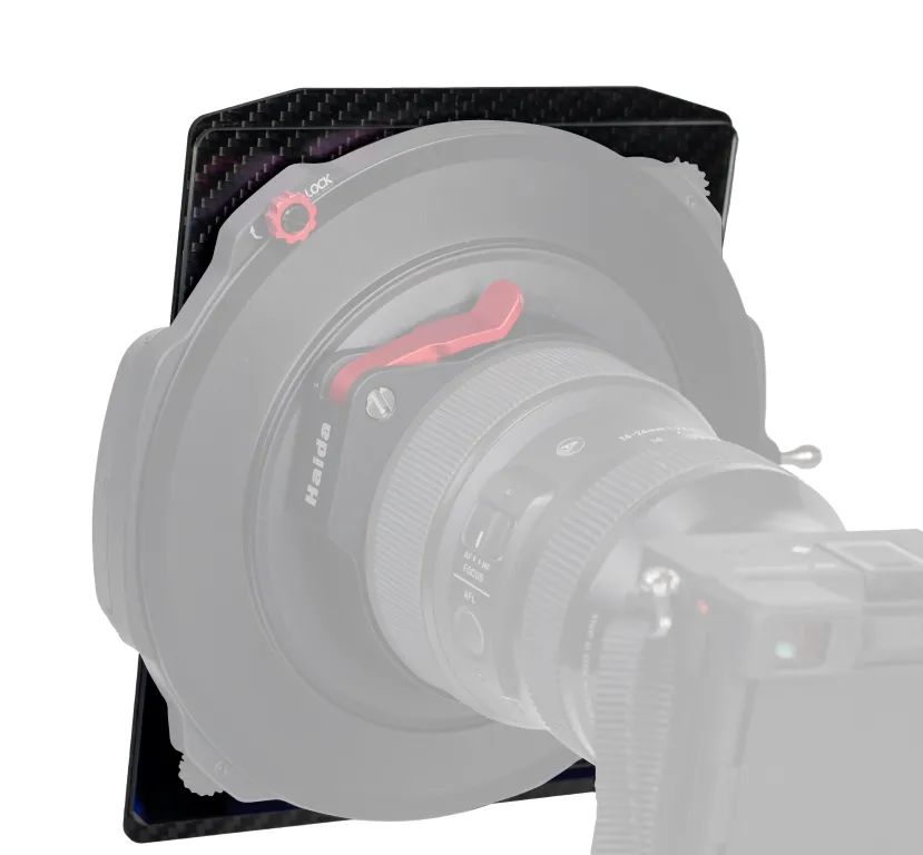 Haida beskyttelsesplade i kulfiber til 150 mm filterholder