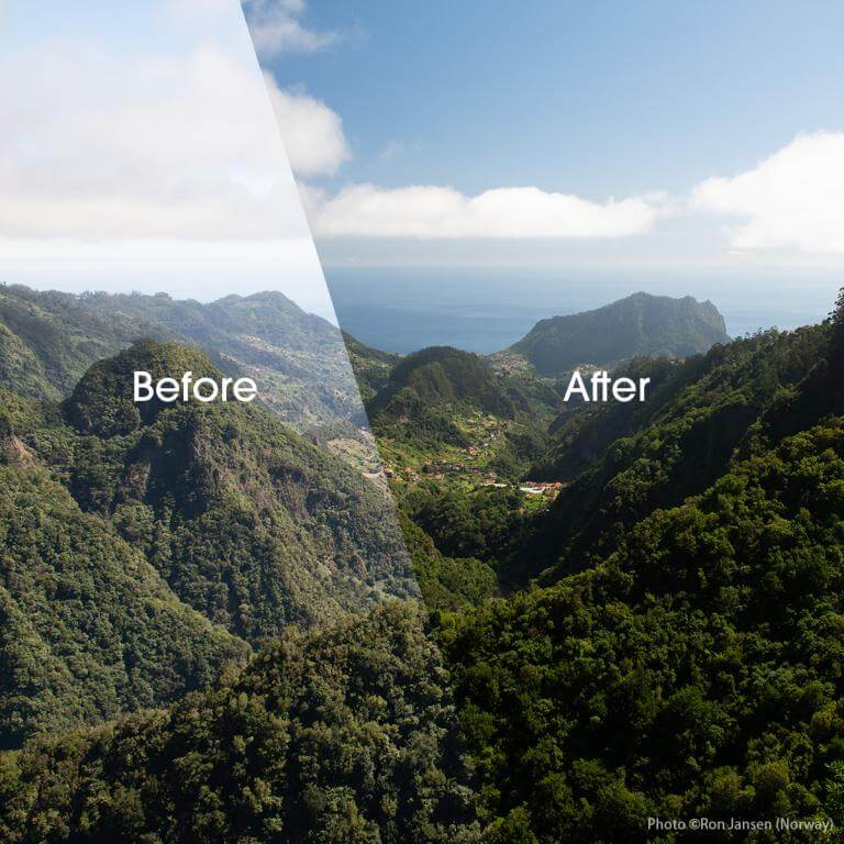 Haida NanoPro magnetisk cirkulært polarisationsfilter med adapterring