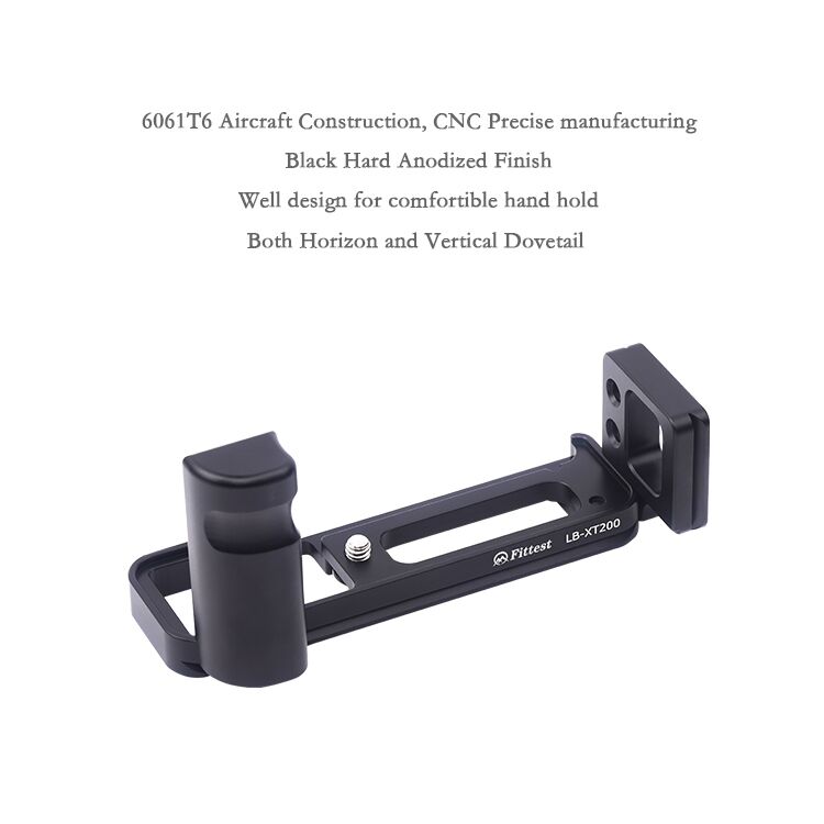 Fittest L-Bracket med handgrepp för Fujifilm X-T200