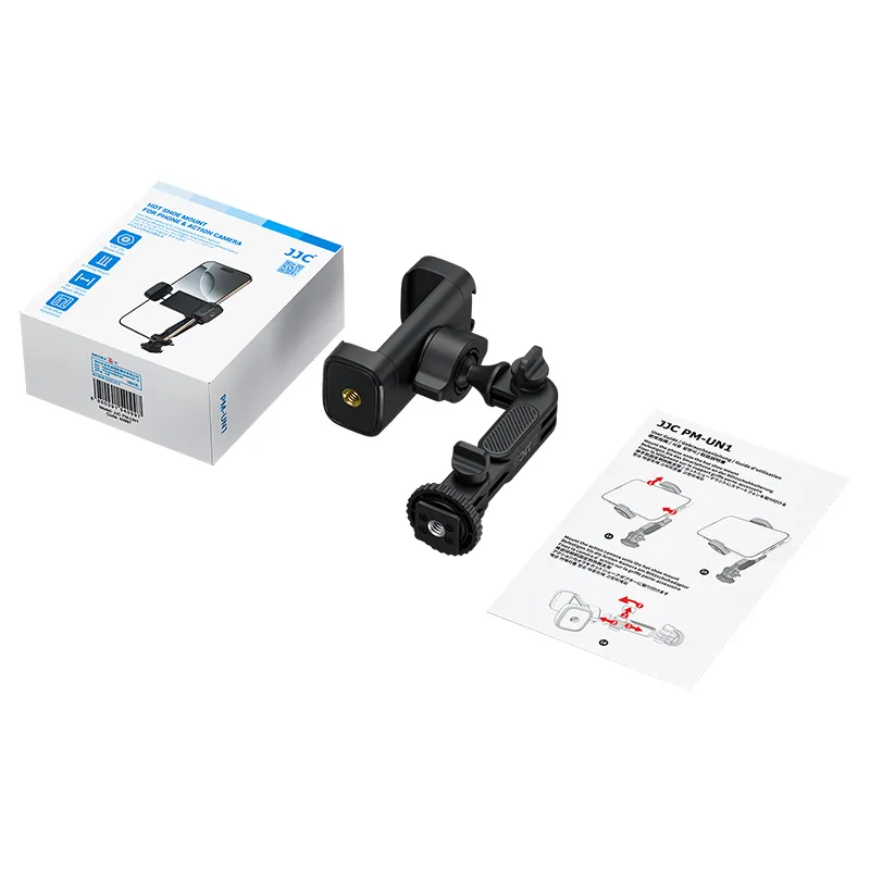 JJC PM-UN1 Mobilhållare med blixtskofäste för mobil & actionkamera