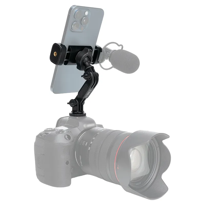 JJC PM-UN1 Mobilhållare med blixtskofäste för mobil & actionkamera