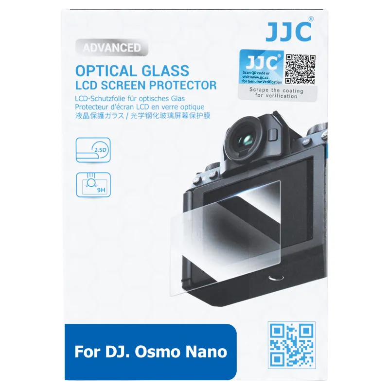 JJC Skärmskydd för DJI Osmo Nano optiskt glas 9H
