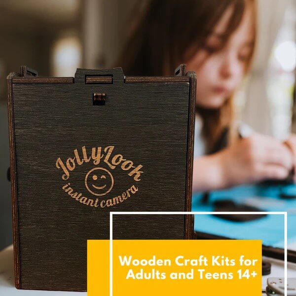 JollyLook DIY-kit för Instax Square film – Bygg Din Egen Pinhole-kamera!