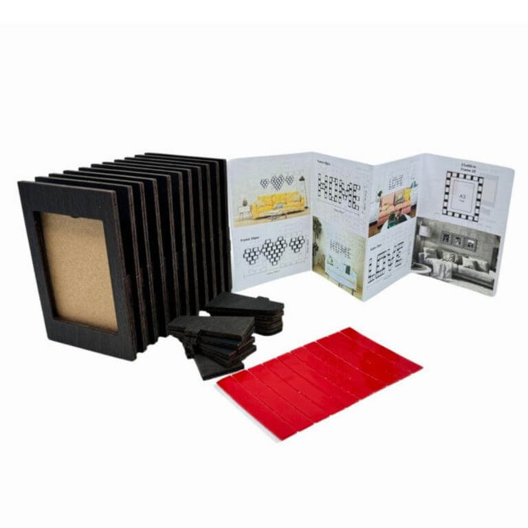 Jollylook Dekorationsramar 10x7cm för Instax Mini