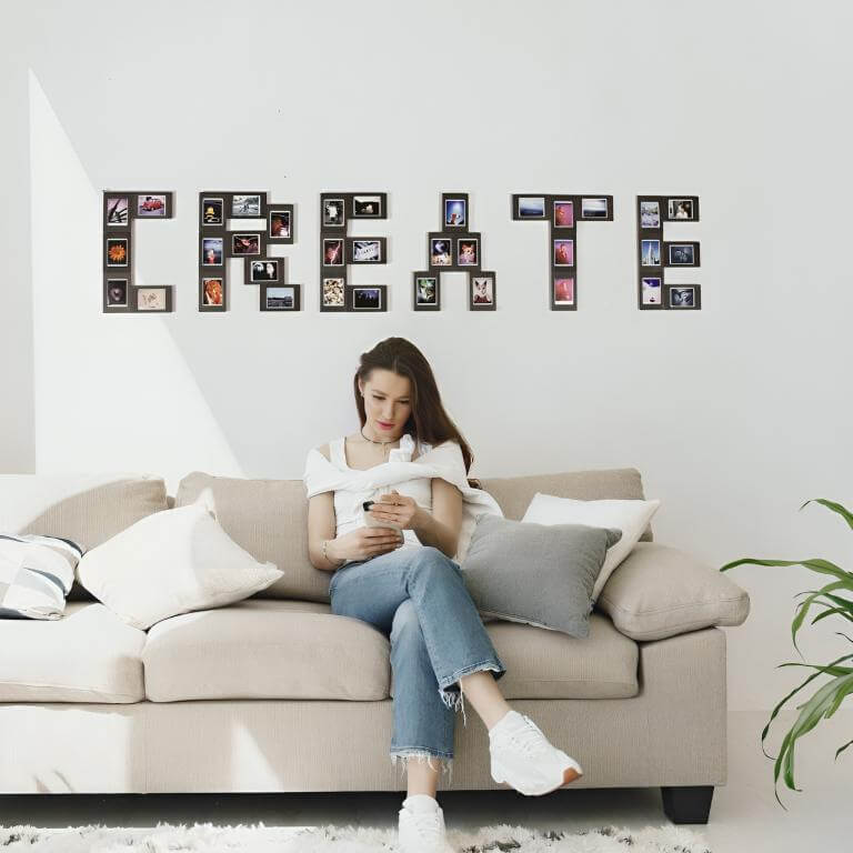 Jollylook Dekorationsramar 10x7cm för Instax Mini