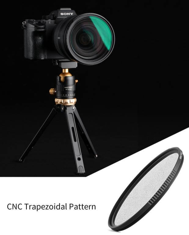 K&F Concept Black Diffusion 1/1 filter Nano-X