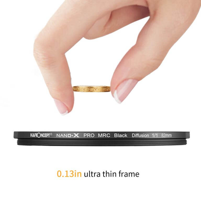 K&F Concept Black Diffusion 1/1 filter Nano-X
