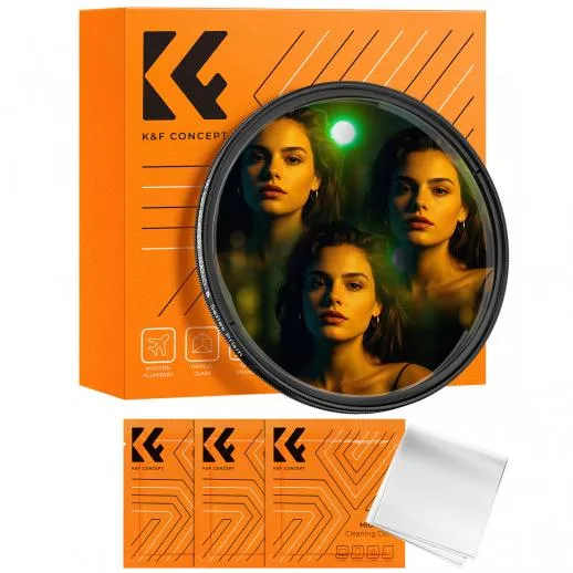 K&F Concept Kalejdoskopfilter 58 mm – Trekantet prismefilter