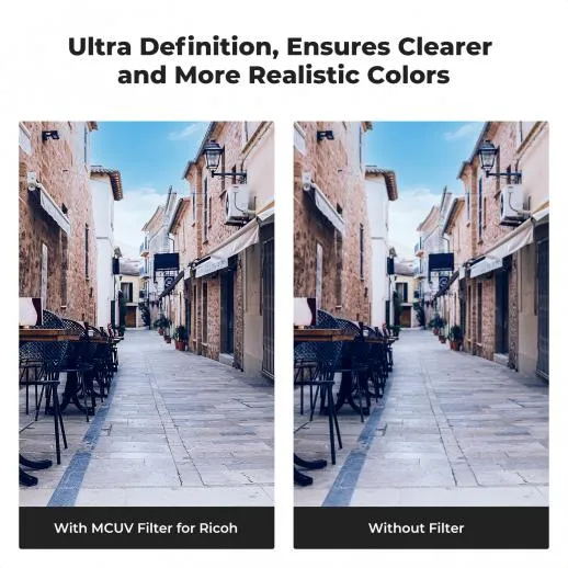 K&F Concept MCUV-filter til Ricoh GR-serien