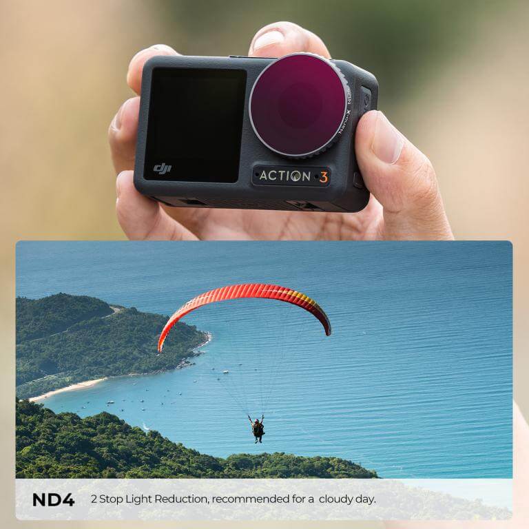 K&F Concept Nano-X ND4-filter til DJI Osmo Action 3