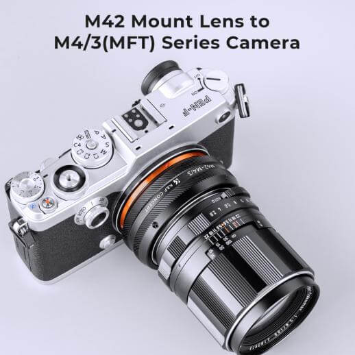 K&F Concept Objektivadapter Pro IV till M42-objektiv för Micro 4/3