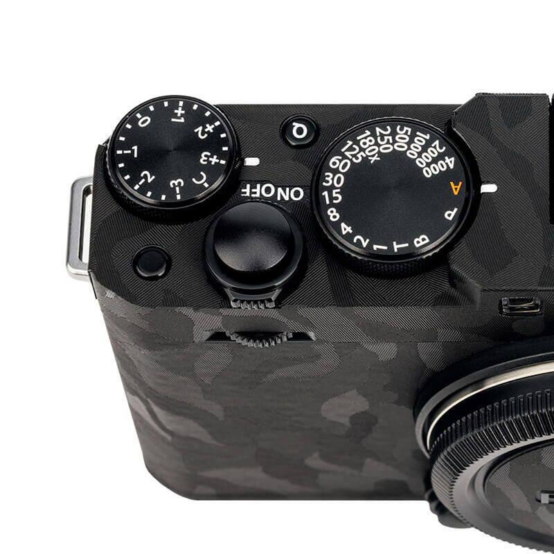 JJC Skin för Fujifilm X-E4 - Svart kamoflage