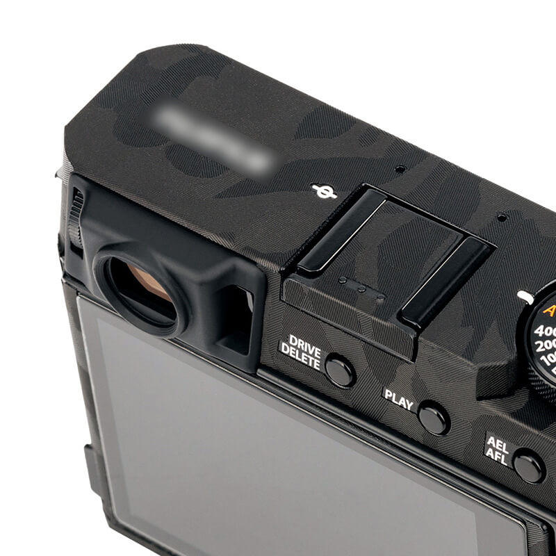 JJC Skin för Fujifilm X-E4 - Svart kamoflage