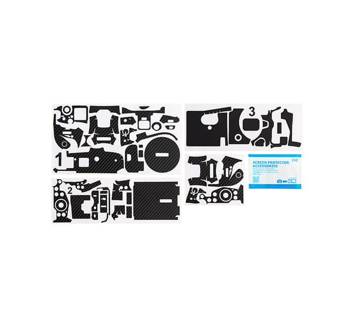 JJC Skin för Canon EOS R5 - Svart kolfiber