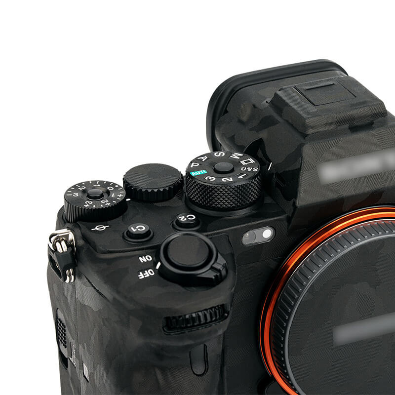 Kiwifotos Skin för Sony A1- Svart kamoflage