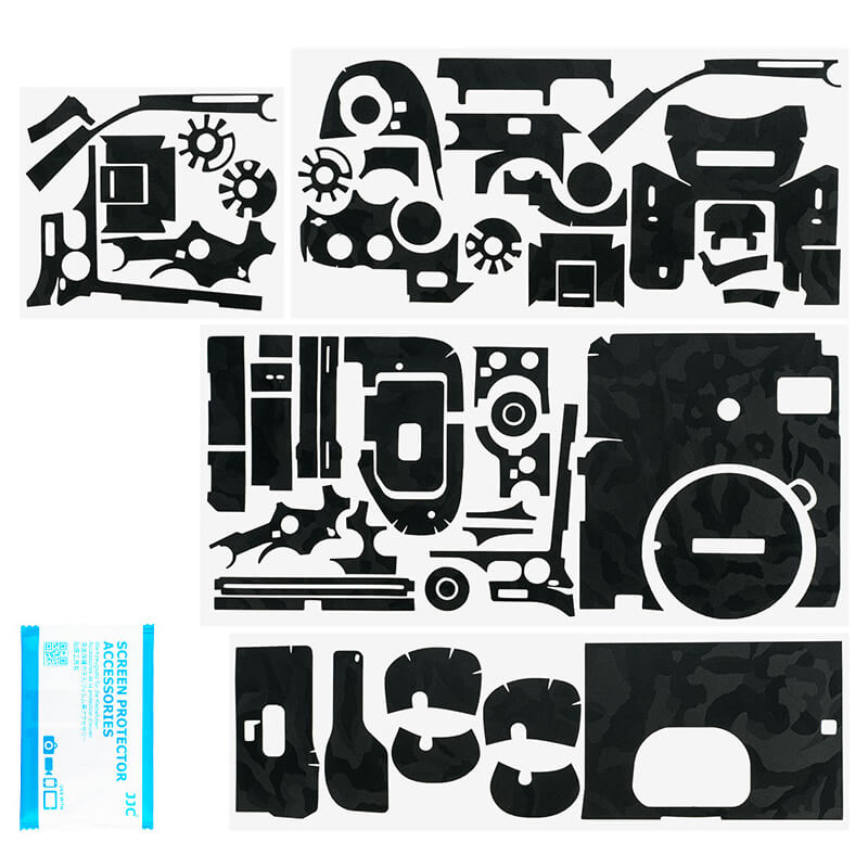 Kiwifotos Skin för Sony A1- Svart kamoflage