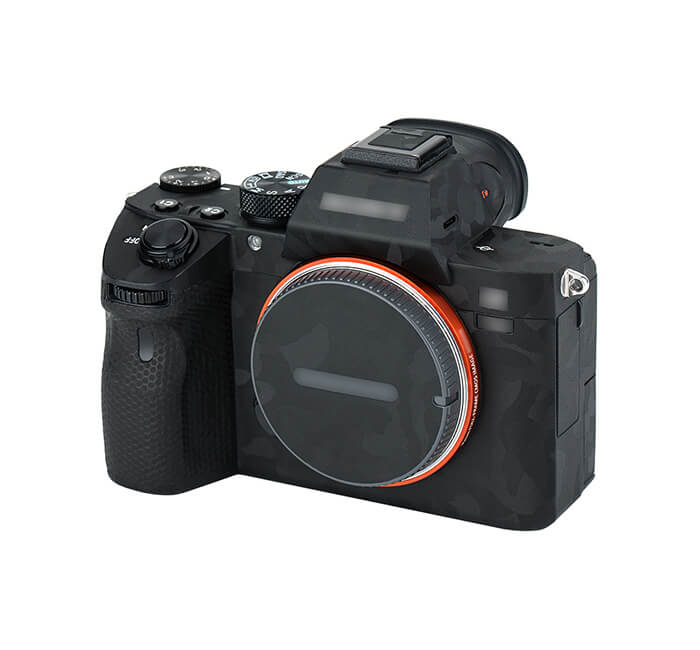 Kiwifotos Skin för Sony a7 III, a7R III - Svart kamoflage