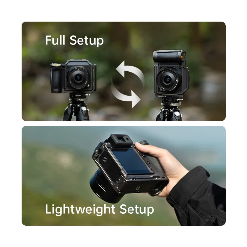 Falcam kamerabur for Hasselblad X2D / X2D II med Arca-Swiss L-plate