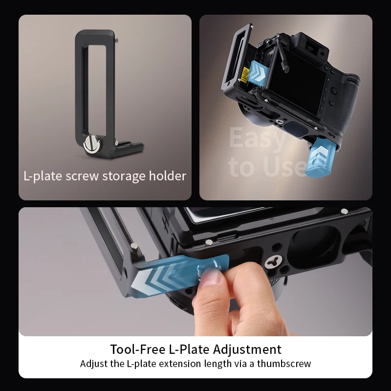 Falcam kamerabur for Hasselblad X2D / X2D II med Arca-Swiss L-plate
