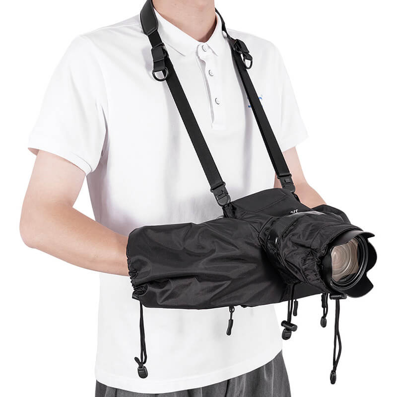 JJC RC-S Kameraregnskydd för spegellösa kameror med objektiv