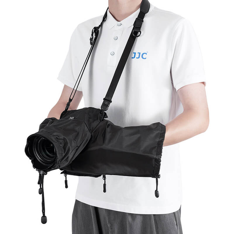 JJC RC-S Kameraregnskydd för spegellösa kameror med objektiv