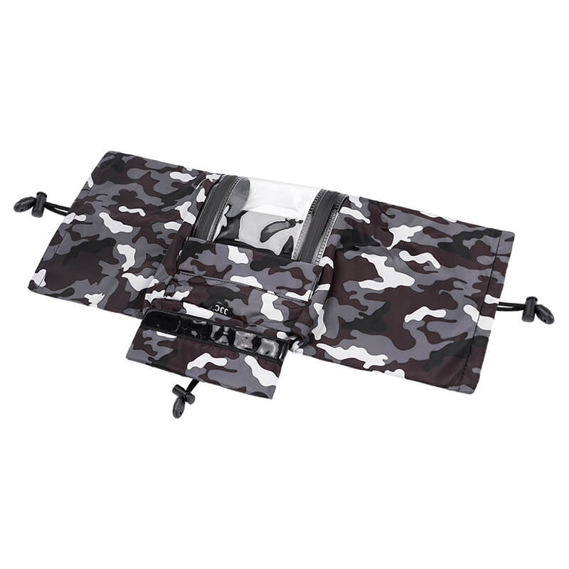 JJC RC-S Kameraregnskydd kamoflage för spegellösa kameror med objektiv