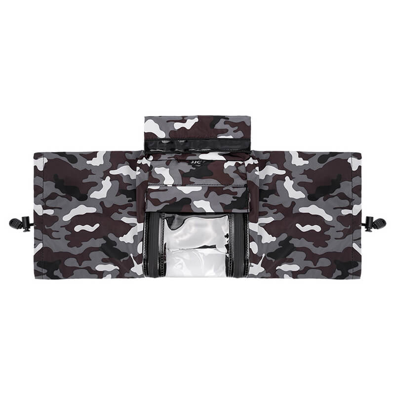 JJC RC-S Kameraregnskydd kamoflage för spegellösa kameror med objektiv