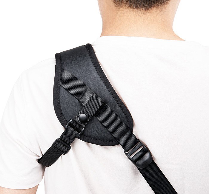 JJC Axelrem bågformad & armhålsrem med snabbplatta Arca-Swiss standard