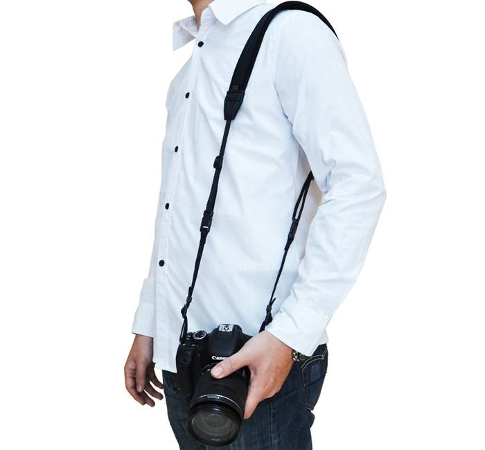 JJC NS-C Kamerarem med snabbkoppling – neopren, svart