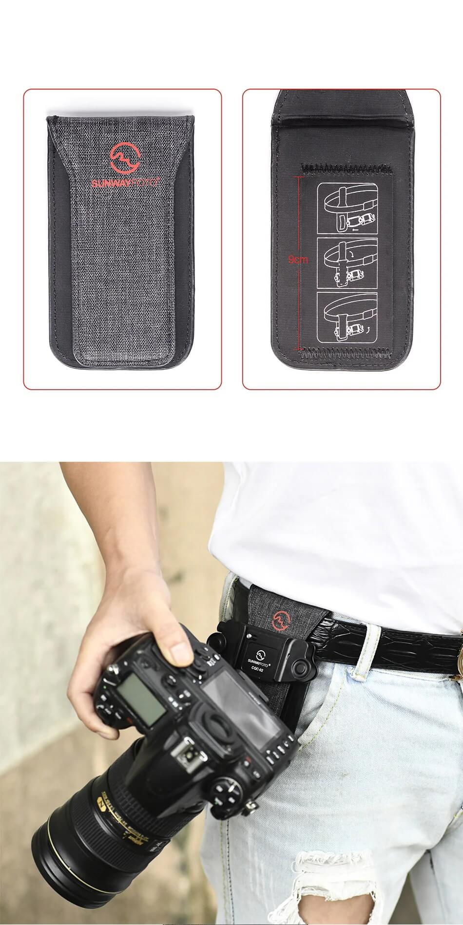 Sunwayfoto CQCP-01 Fästdyna för kamerahölster/Camera Clip