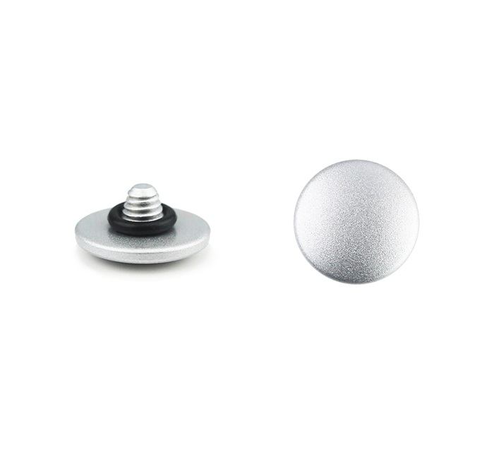 JJC mjuk avtrycksknapp silver – konvex Soft Release Button