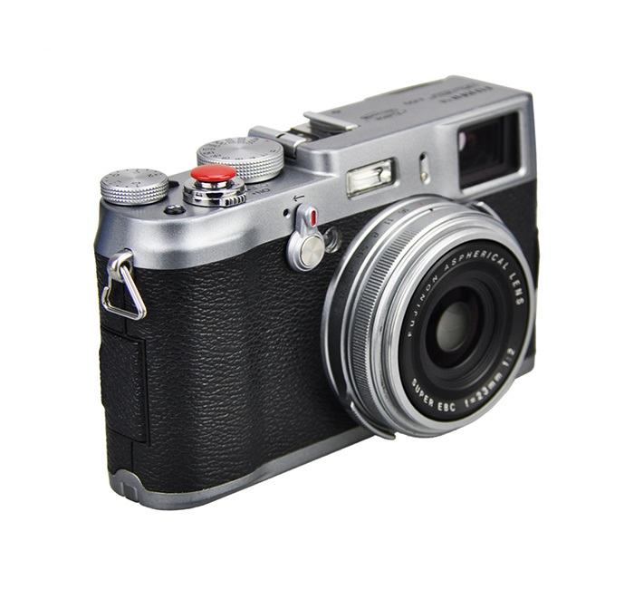 JJC mjuk avtrycksknapp mörkröd – konvex Soft Release Button