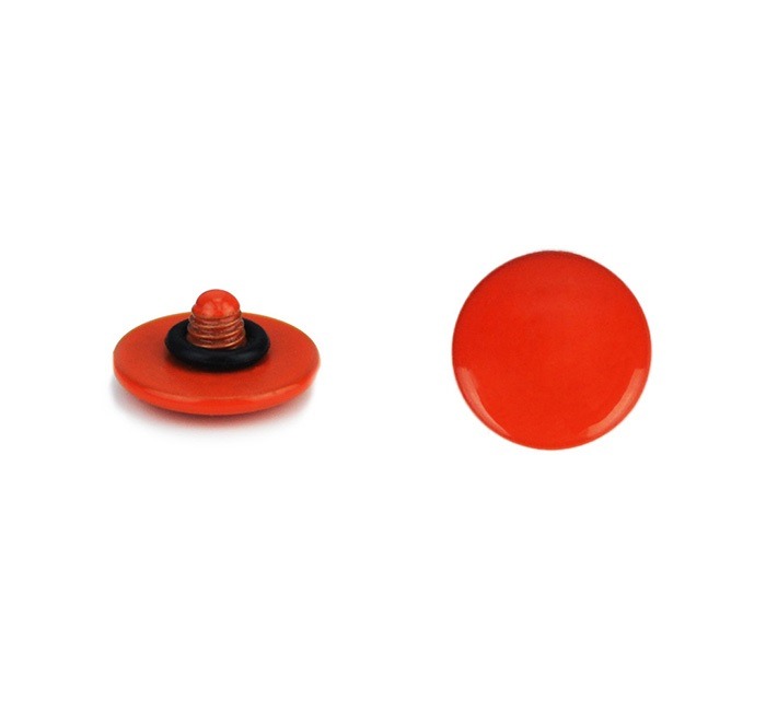 JJC mjuk avtrycksknapp orange – konvex Soft Release Button