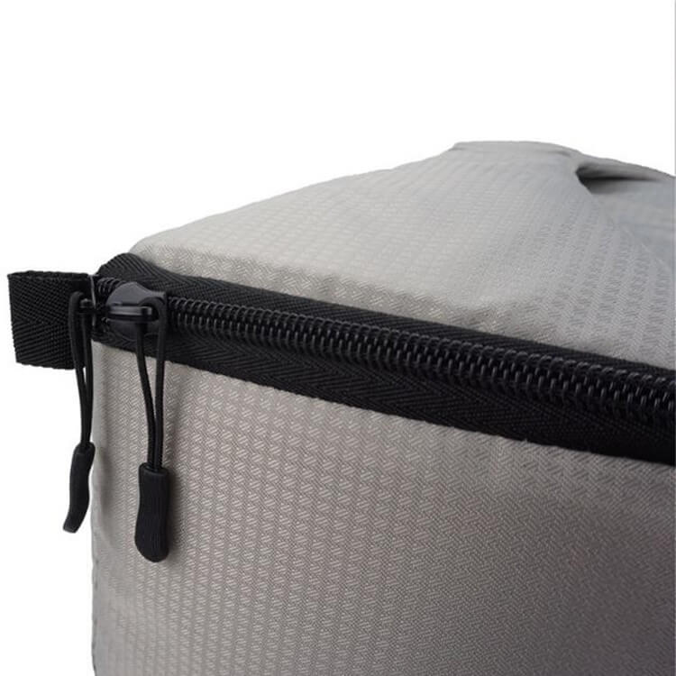 Kameraindsats med håndtag til systemkamera 26×15×14 cm – Lysegrå
