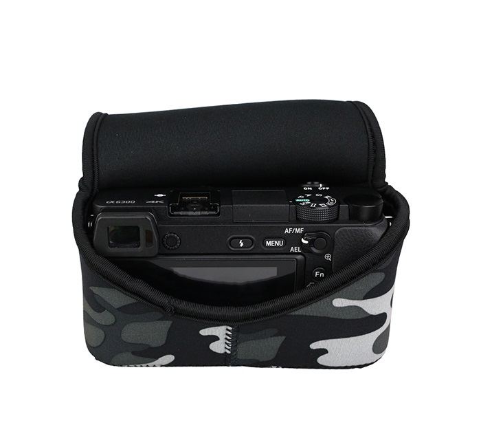 JJC OC-S2 Kameraväska för spegellös systemkamera Kamouflagegrå